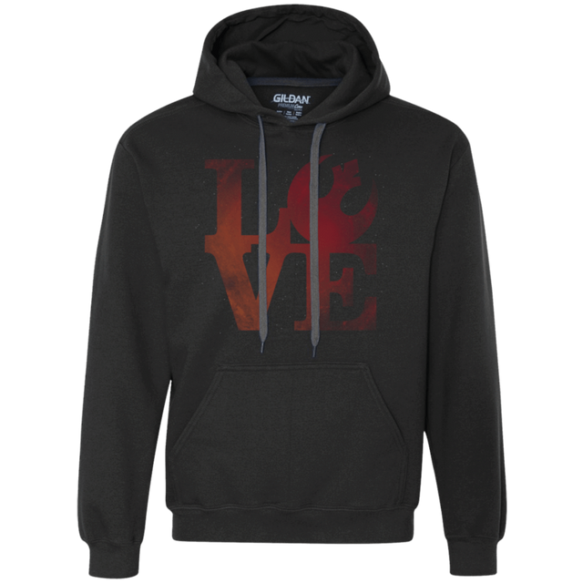 Sweatshirts Black / Small LOVE Rebel Premium Fleece Hoodie