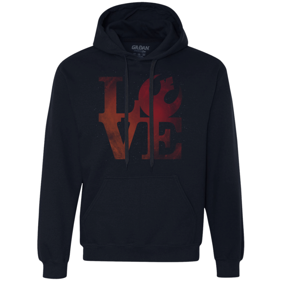 Sweatshirts Navy / Small LOVE Rebel Premium Fleece Hoodie