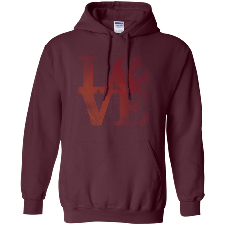 Sweatshirts Maroon / Small LOVE Rebel Pullover Hoodie