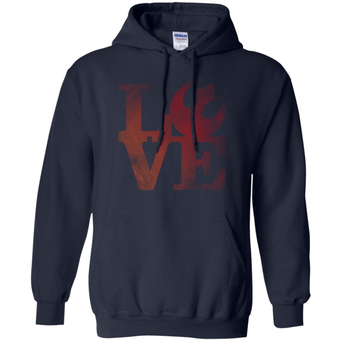 Sweatshirts Navy / Small LOVE Rebel Pullover Hoodie