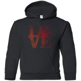 Sweatshirts Black / YS LOVE Rebel Youth Hoodie