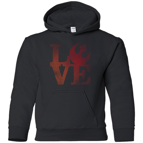 Sweatshirts Black / YS LOVE Rebel Youth Hoodie