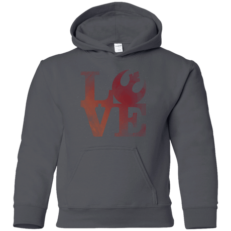 Sweatshirts Charcoal / YS LOVE Rebel Youth Hoodie