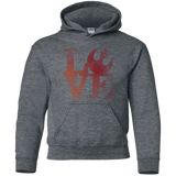 Sweatshirts Dark Heather / YS LOVE Rebel Youth Hoodie