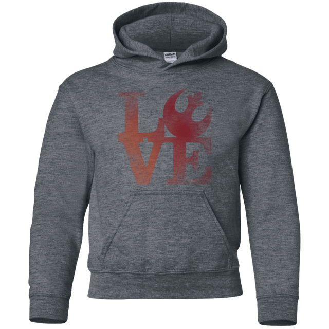 Sweatshirts Dark Heather / YS LOVE Rebel Youth Hoodie