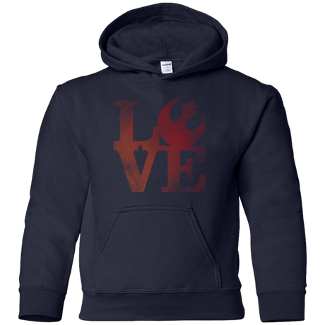 Sweatshirts Navy / YS LOVE Rebel Youth Hoodie