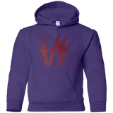 Sweatshirts Purple / YS LOVE Rebel Youth Hoodie