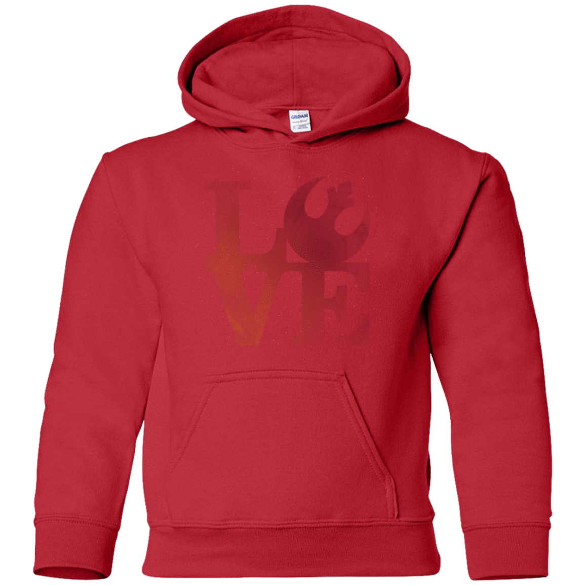 Sweatshirts Red / YS LOVE Rebel Youth Hoodie