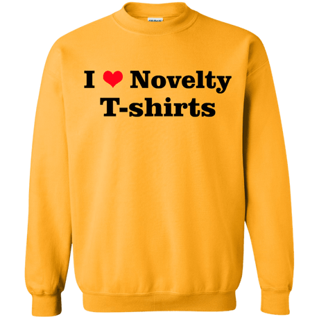 Sweatshirts Gold / Small Love Shirts Crewneck Sweatshirt