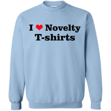 Sweatshirts Light Blue / Small Love Shirts Crewneck Sweatshirt