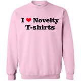 Sweatshirts Light Pink / Small Love Shirts Crewneck Sweatshirt