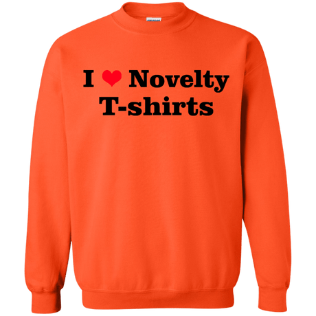 Sweatshirts Orange / Small Love Shirts Crewneck Sweatshirt