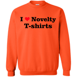 Sweatshirts Orange / Small Love Shirts Crewneck Sweatshirt