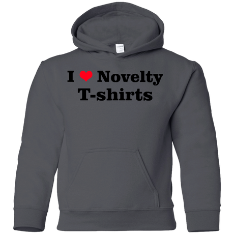 Sweatshirts Charcoal / YS Love Shirts Youth Hoodie