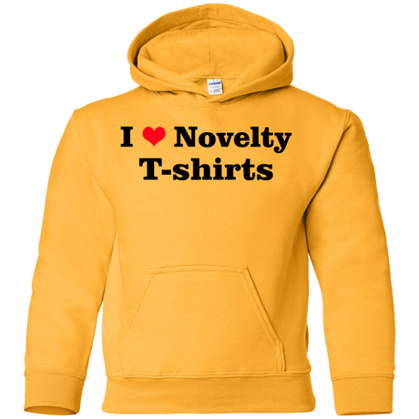 Sweatshirts Gold / YS Love Shirts Youth Hoodie