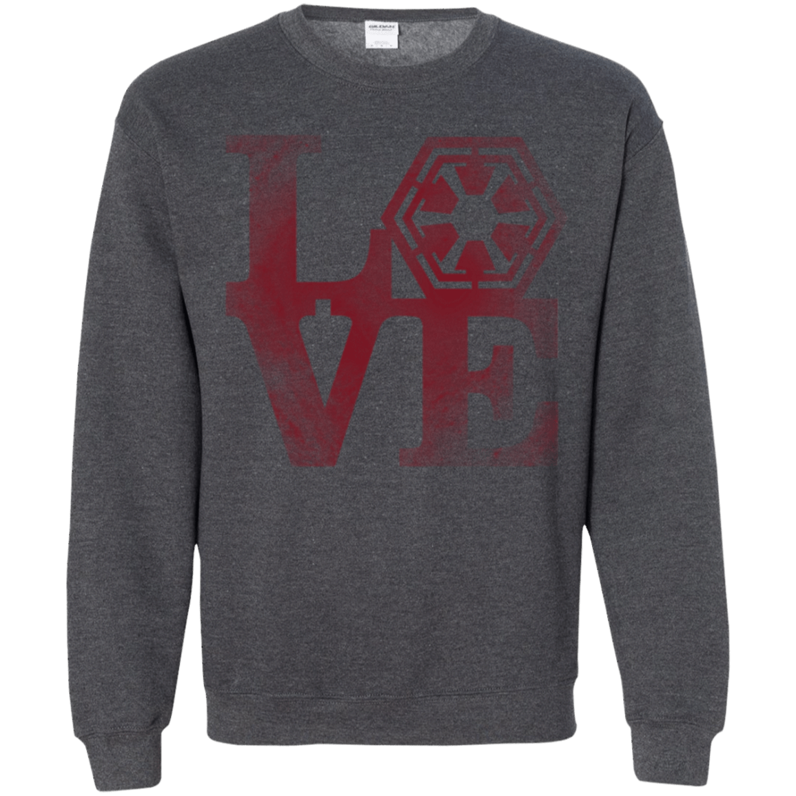 Sweatshirts Dark Heather / Small LOVE Sith Crewneck Sweatshirt