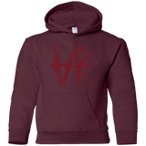 Sweatshirts Maroon / YS LOVE Sith Youth Hoodie