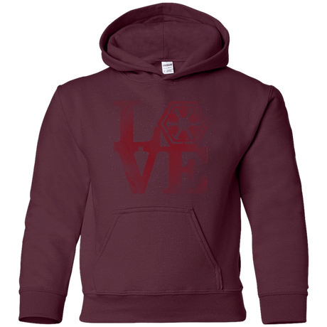 Sweatshirts Maroon / YS LOVE Sith Youth Hoodie