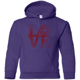 Sweatshirts Purple / YS LOVE Sith Youth Hoodie