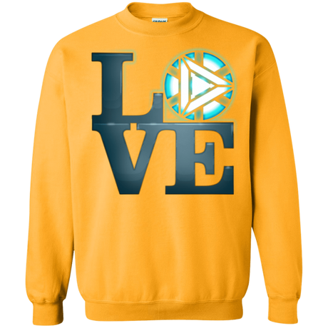 Sweatshirts Gold / Small Love Stark Crewneck Sweatshirt