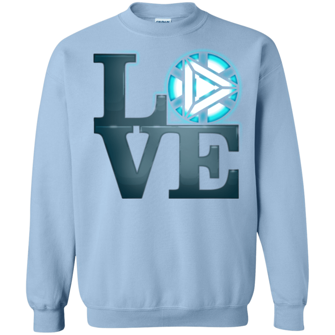 Sweatshirts Light Blue / Small Love Stark Crewneck Sweatshirt