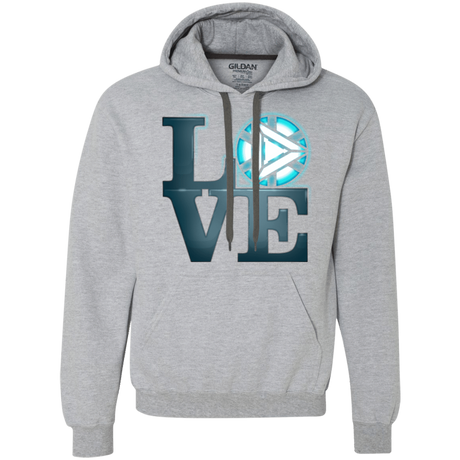 Sweatshirts Sport Grey / Small Love Stark Premium Fleece Hoodie