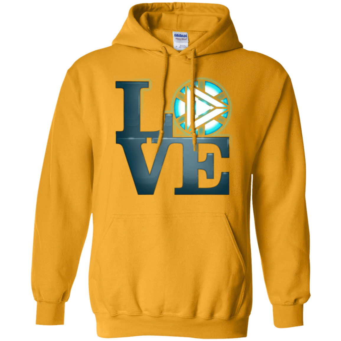 Sweatshirts Gold / Small Love Stark Pullover Hoodie