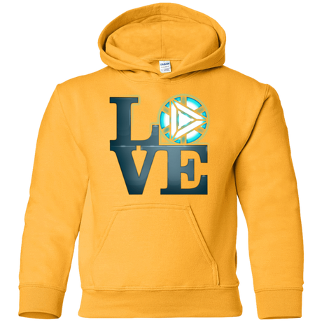 Sweatshirts Gold / YS Love Stark Youth Hoodie
