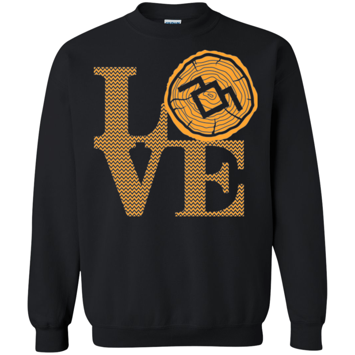 Sweatshirts Black / Small LOVE TWIN PEAKS Crewneck Sweatshirt