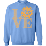 Sweatshirts Carolina Blue / Small LOVE TWIN PEAKS Crewneck Sweatshirt