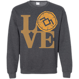 Sweatshirts Dark Heather / Small LOVE TWIN PEAKS Crewneck Sweatshirt