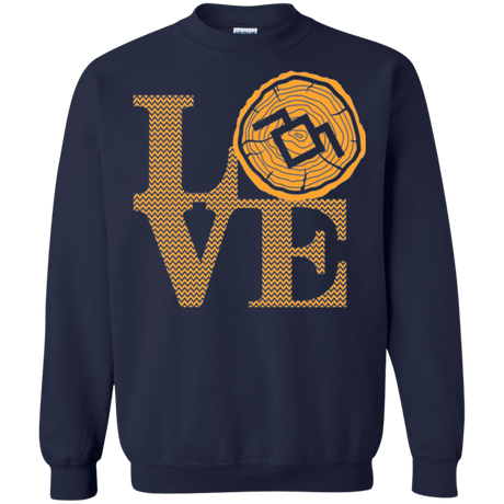 Sweatshirts Navy / Small LOVE TWIN PEAKS Crewneck Sweatshirt