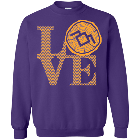 Sweatshirts Purple / Small LOVE TWIN PEAKS Crewneck Sweatshirt