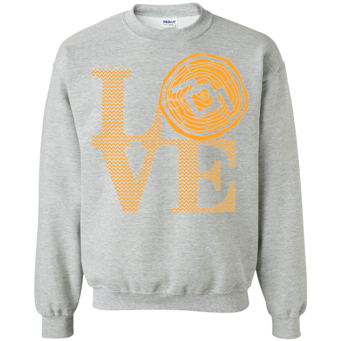 Sweatshirts Sport Grey / Small LOVE TWIN PEAKS Crewneck Sweatshirt
