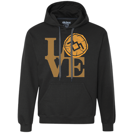 Sweatshirts Black / Small LOVE TWIN PEAKS Premium Fleece Hoodie