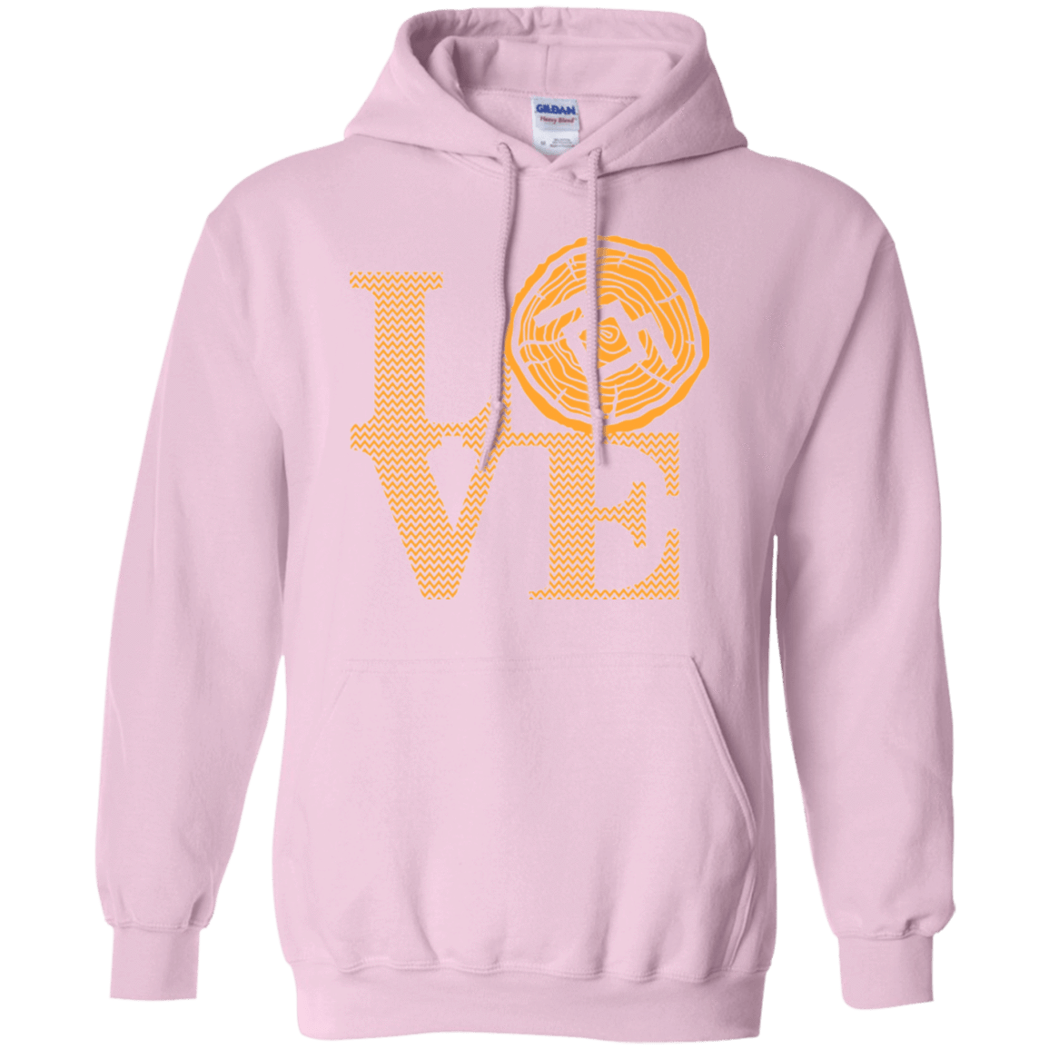 Sweatshirts Light Pink / Small LOVE TWIN PEAKS Pullover Hoodie
