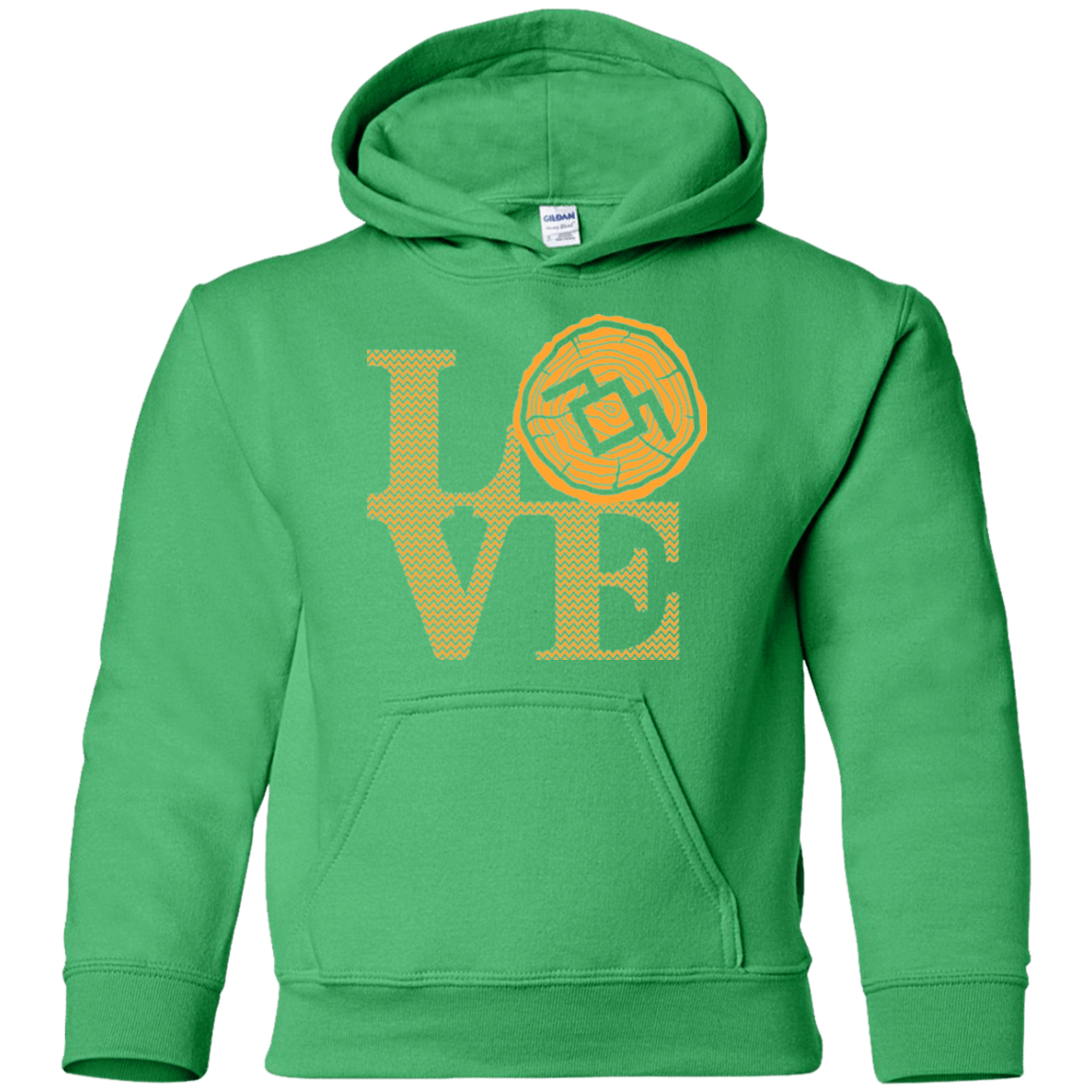 Sweatshirts Irish Green / YS LOVE TWIN PEAKS Youth Hoodie