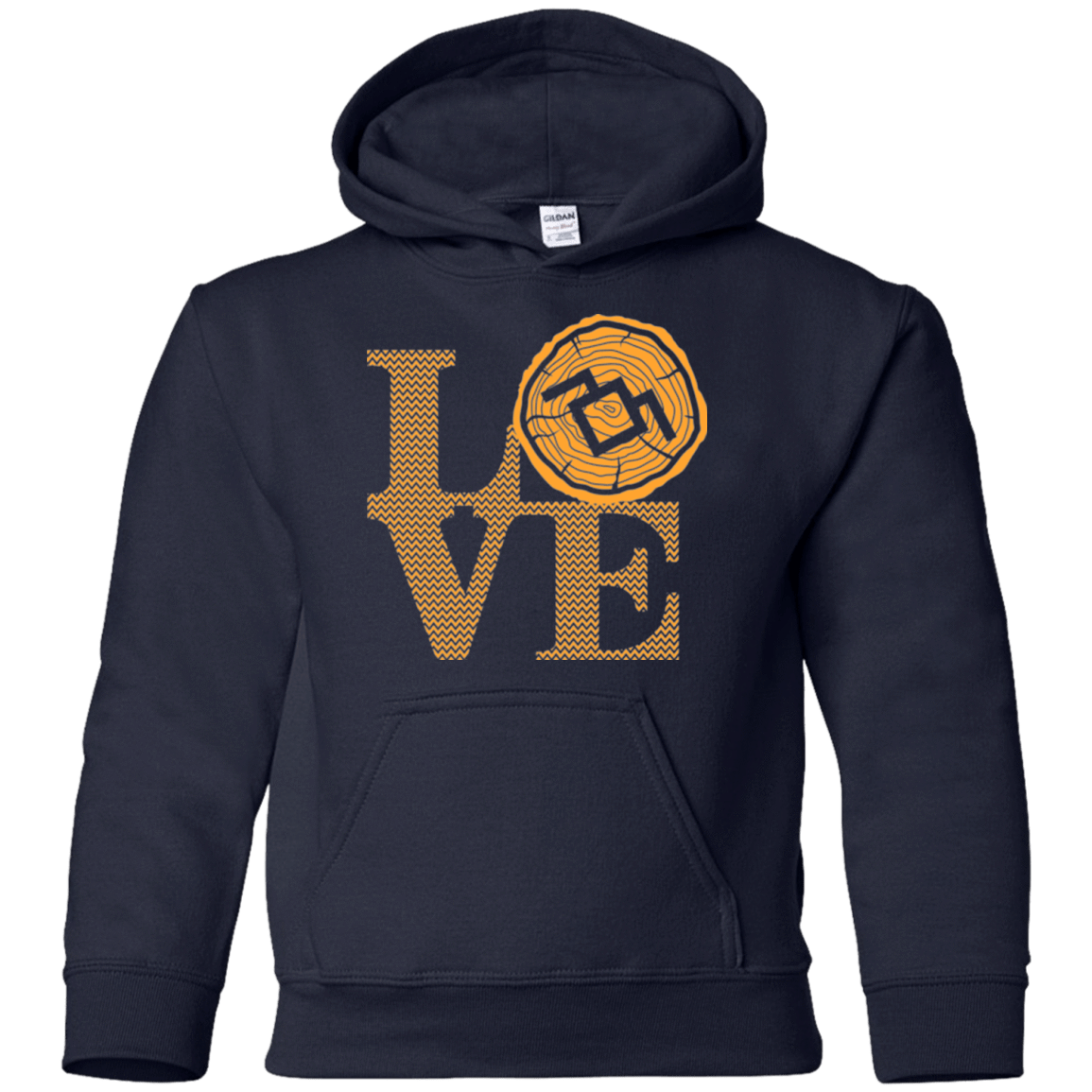 Sweatshirts Navy / YS LOVE TWIN PEAKS Youth Hoodie