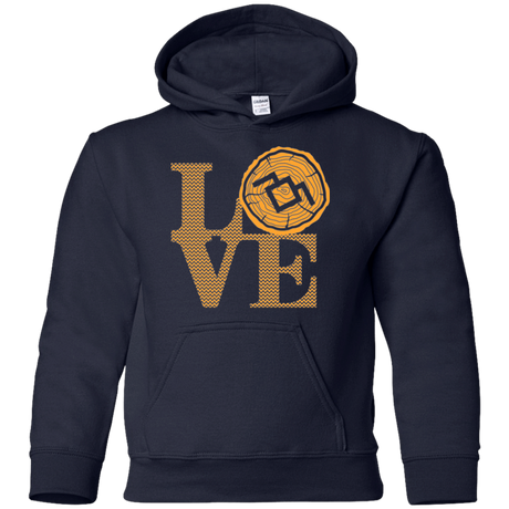 Sweatshirts Navy / YS LOVE TWIN PEAKS Youth Hoodie