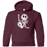 Sweatshirts Maroon / YS Love Youth Hoodie