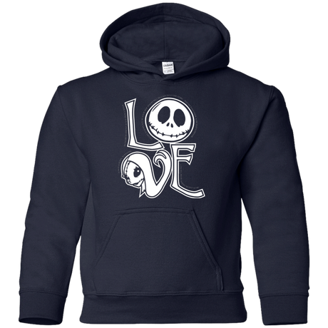 Sweatshirts Navy / YS Love Youth Hoodie