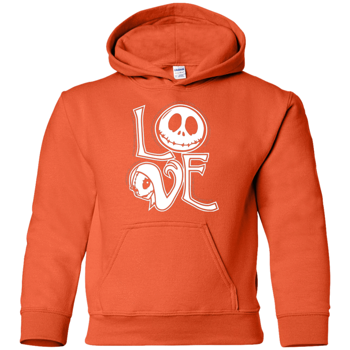 Sweatshirts Orange / YS Love Youth Hoodie