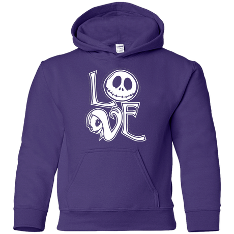 Sweatshirts Purple / YS Love Youth Hoodie