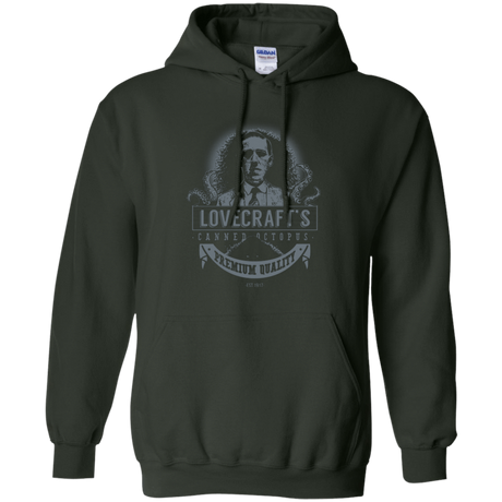 Sweatshirts Forest Green / Small Lovecraft Canned Octopus Pullover Hoodie