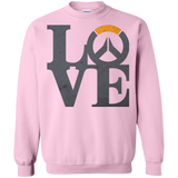 Sweatshirts Light Pink / Small Loverwatch Crewneck Sweatshirt