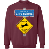 Sweatshirts Maroon / Small Low Flying Tigers Crewneck Sweatshirt