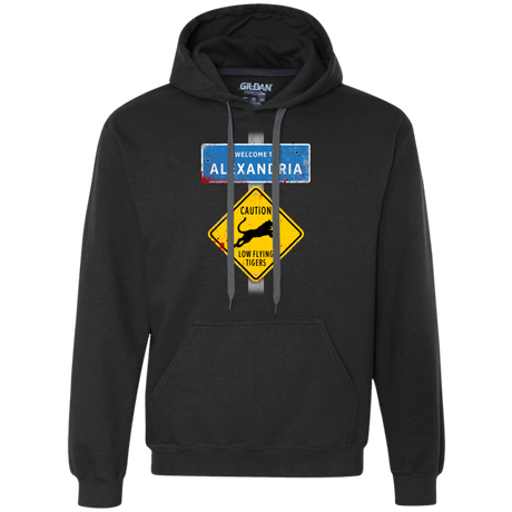 Sweatshirts Black / Small Low Flying Tigers Premium Fleece Hoodie