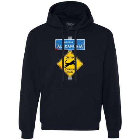 Sweatshirts Navy / Small Low Flying Tigers Premium Fleece Hoodie