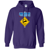 Sweatshirts Purple / Small Low Flying Tigers Pullover Hoodie