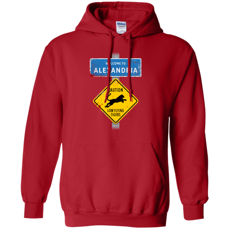 Sweatshirts Red / Small Low Flying Tigers Pullover Hoodie